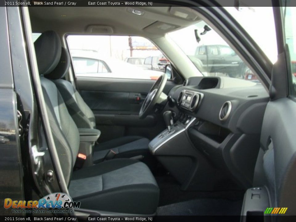 2011 Scion xB Black Sand Pearl / Gray Photo #8