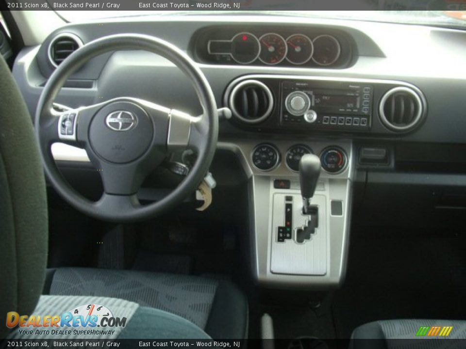 2011 Scion xB Black Sand Pearl / Gray Photo #9