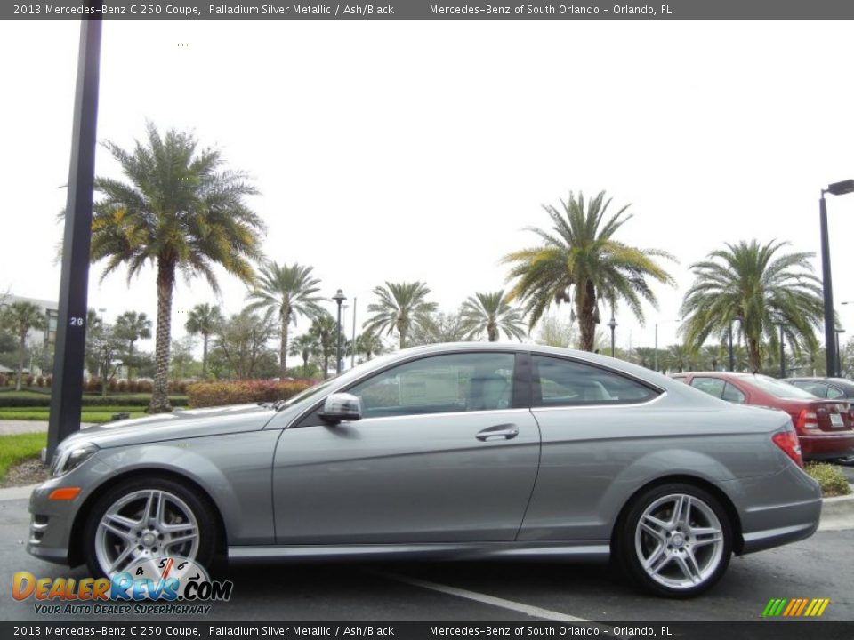 Palladium Silver Metallic 2013 Mercedes-Benz C 250 Coupe Photo #2