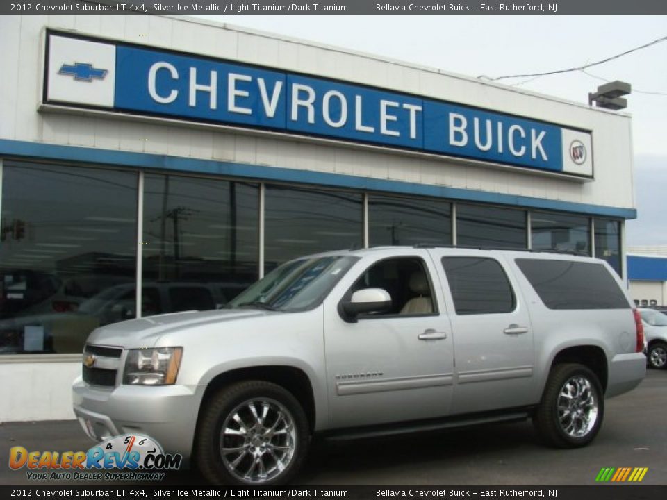 2012 Chevrolet Suburban LT 4x4 Silver Ice Metallic / Light Titanium/Dark Titanium Photo #1