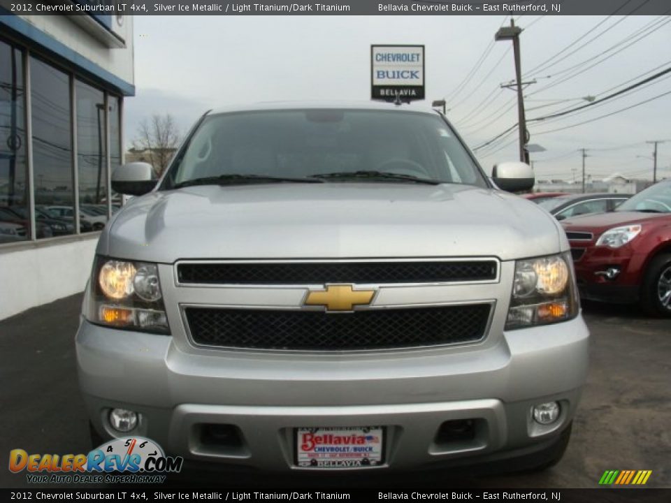 2012 Chevrolet Suburban LT 4x4 Silver Ice Metallic / Light Titanium/Dark Titanium Photo #2
