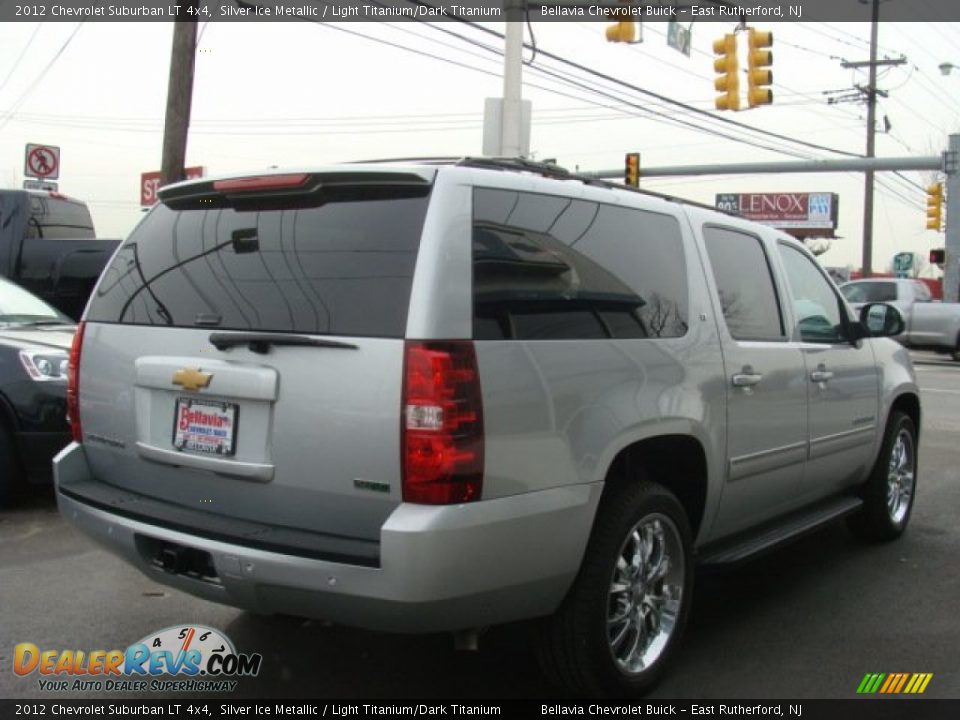 2012 Chevrolet Suburban LT 4x4 Silver Ice Metallic / Light Titanium/Dark Titanium Photo #4