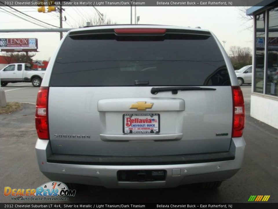 2012 Chevrolet Suburban LT 4x4 Silver Ice Metallic / Light Titanium/Dark Titanium Photo #5