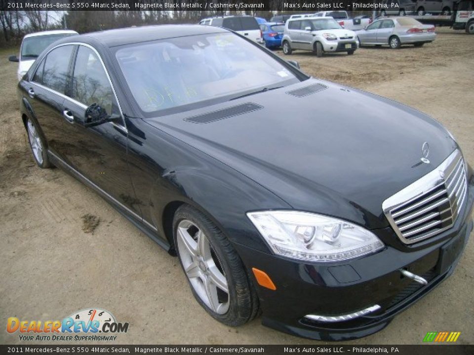 2011 Mercedes-Benz S 550 4Matic Sedan Magnetite Black Metallic / Cashmere/Savanah Photo #1
