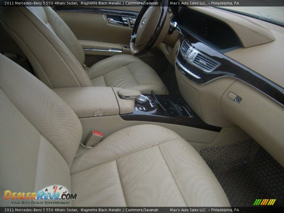 2011 Mercedes-Benz S 550 4Matic Sedan Magnetite Black Metallic / Cashmere/Savanah Photo #2