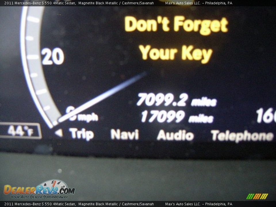 2011 Mercedes-Benz S 550 4Matic Sedan Magnetite Black Metallic / Cashmere/Savanah Photo #3