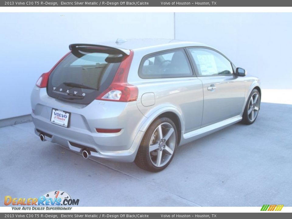 2013 Volvo C30 T5 R-Design Electric Silver Metallic / R-Design Off Black/Calcite Photo #4