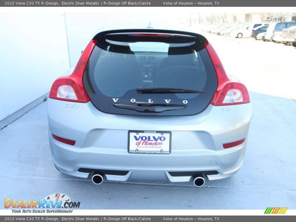 2013 Volvo C30 T5 R-Design Electric Silver Metallic / R-Design Off Black/Calcite Photo #5