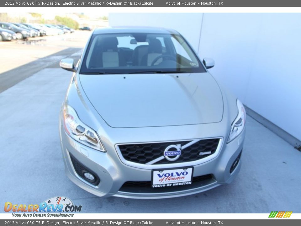 2013 Volvo C30 T5 R-Design Electric Silver Metallic / R-Design Off Black/Calcite Photo #8