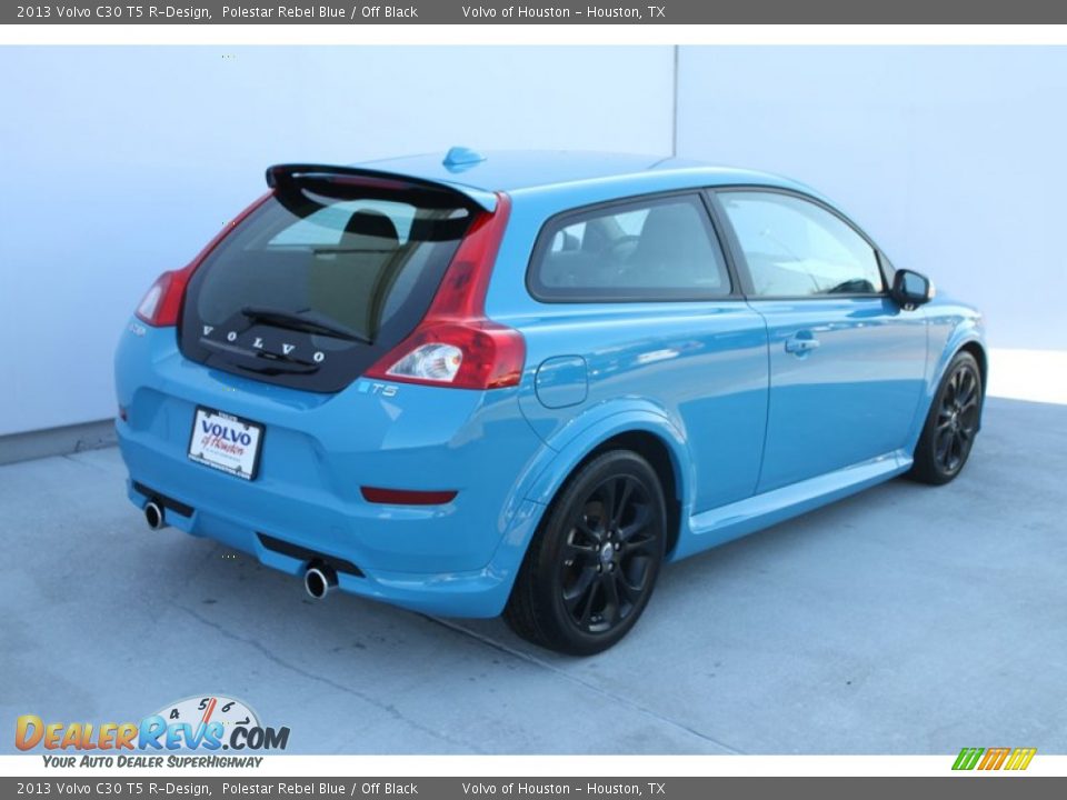 2013 Volvo C30 T5 R-Design Polestar Rebel Blue / Off Black Photo #4