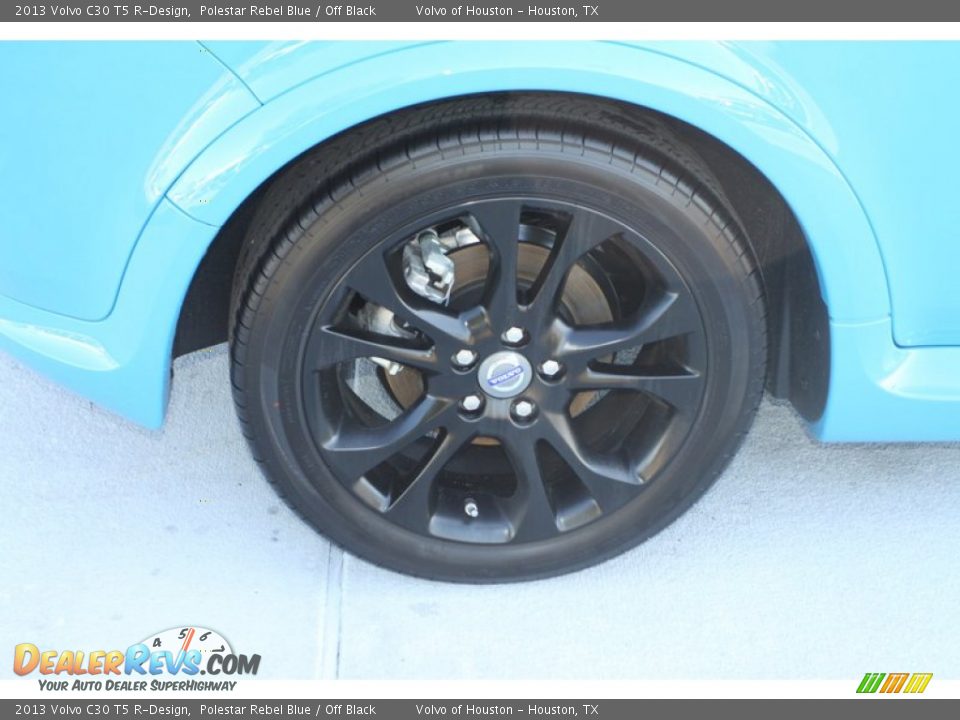 2013 Volvo C30 T5 R-Design Polestar Rebel Blue / Off Black Photo #7