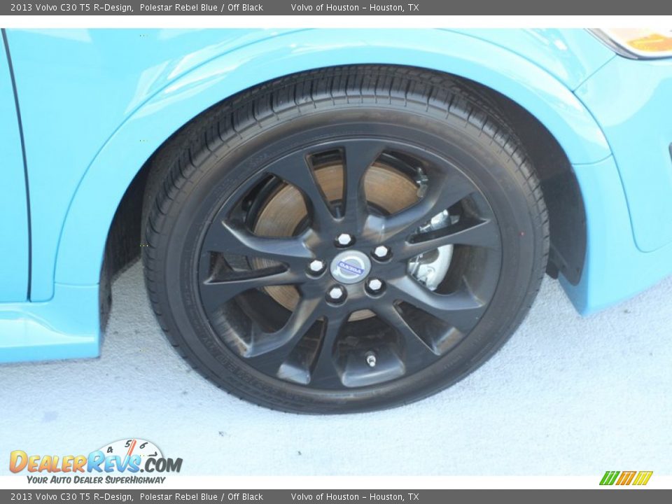 2013 Volvo C30 T5 R-Design Polestar Rebel Blue / Off Black Photo #8