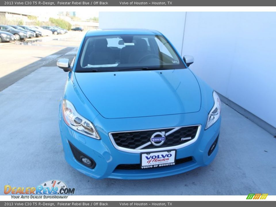 2013 Volvo C30 T5 R-Design Polestar Rebel Blue / Off Black Photo #9