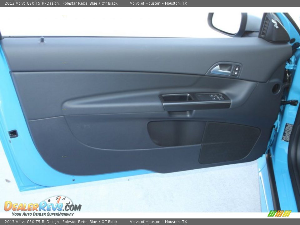 2013 Volvo C30 T5 R-Design Polestar Rebel Blue / Off Black Photo #10