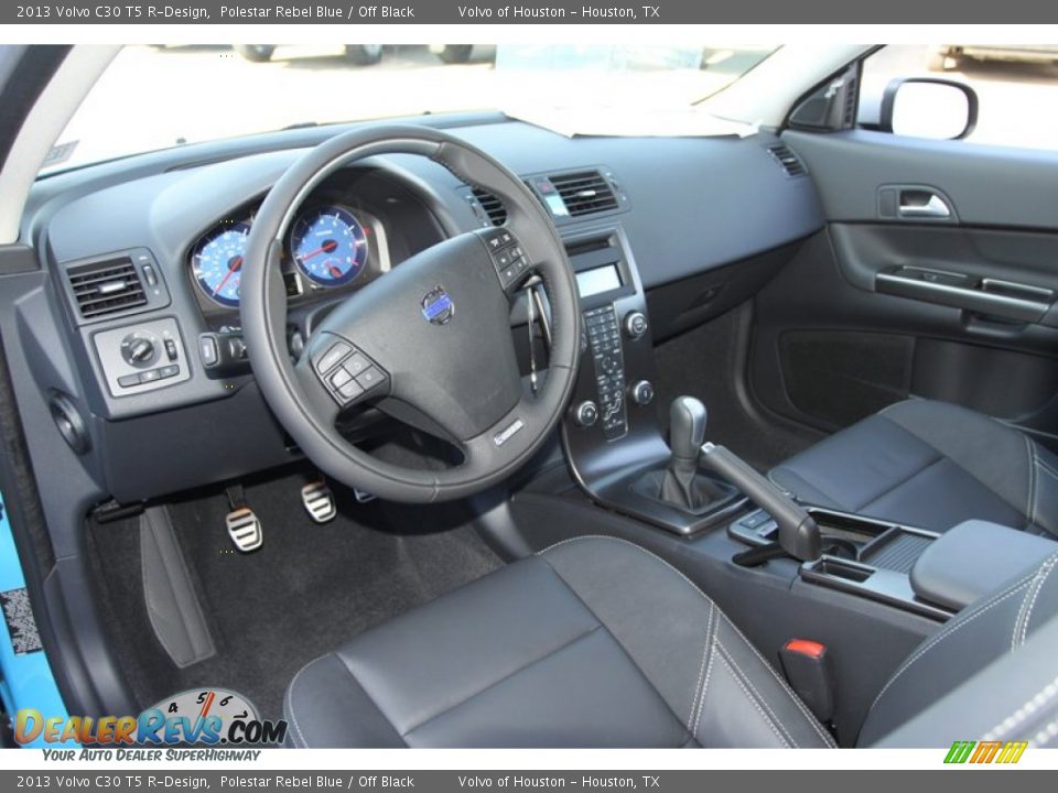 2013 Volvo C30 T5 R-Design Polestar Rebel Blue / Off Black Photo #11