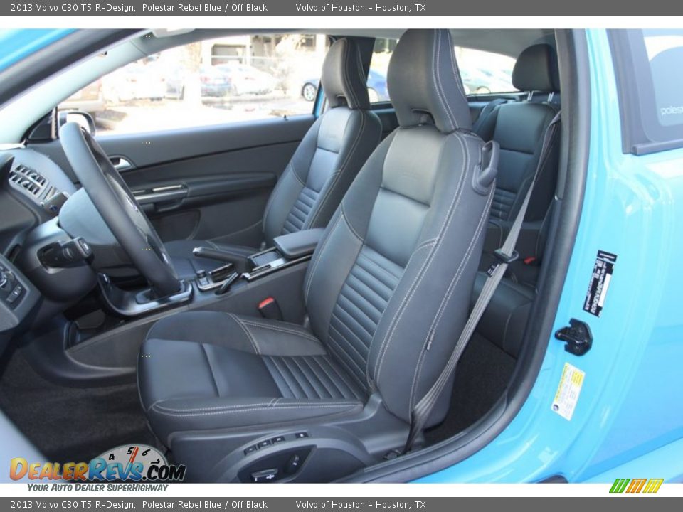 2013 Volvo C30 T5 R-Design Polestar Rebel Blue / Off Black Photo #12