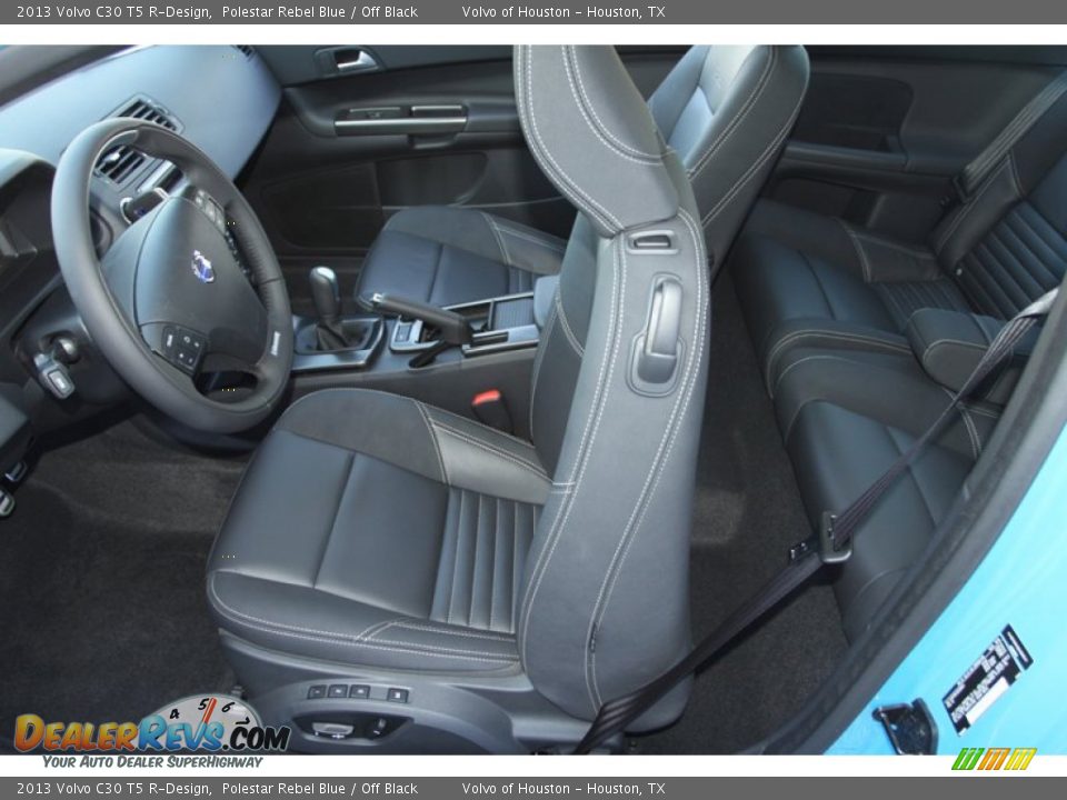 2013 Volvo C30 T5 R-Design Polestar Rebel Blue / Off Black Photo #14