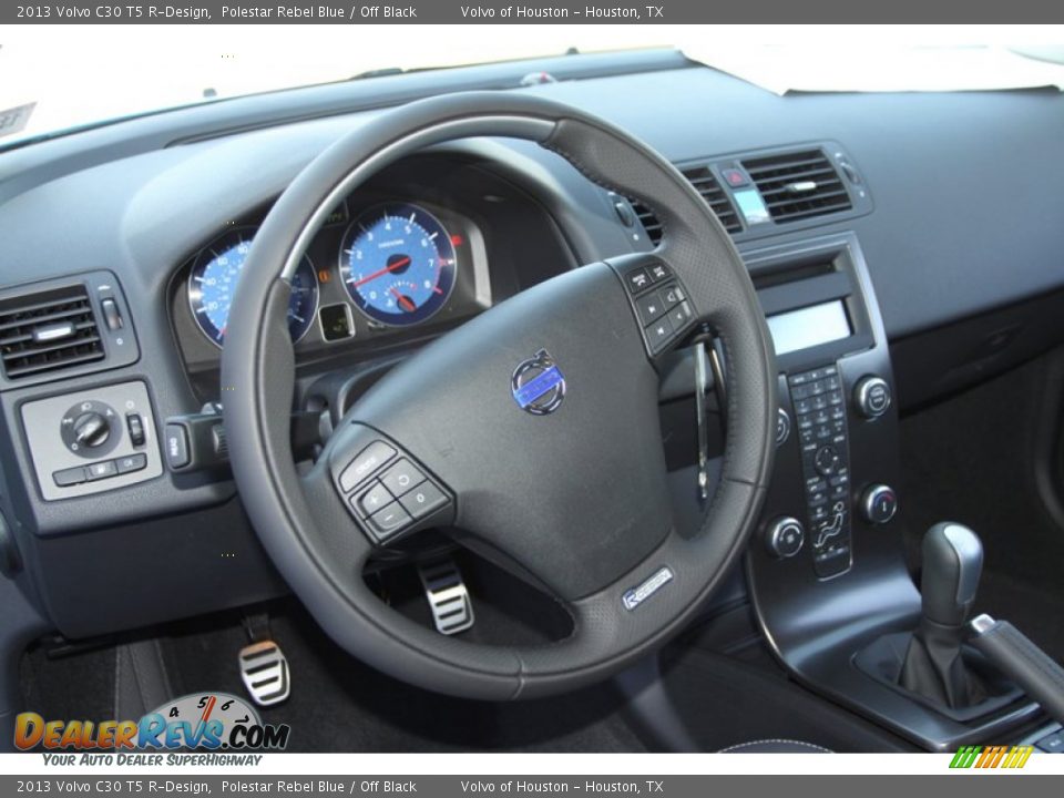 2013 Volvo C30 T5 R-Design Polestar Rebel Blue / Off Black Photo #15