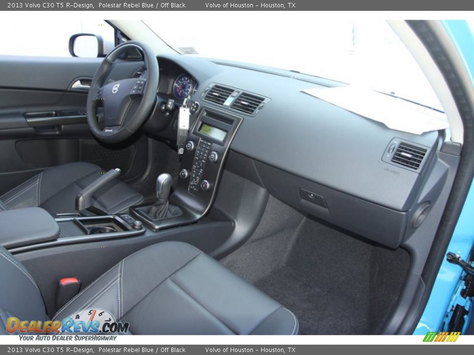 2013 Volvo C30 T5 R-Design Polestar Rebel Blue / Off Black Photo #24