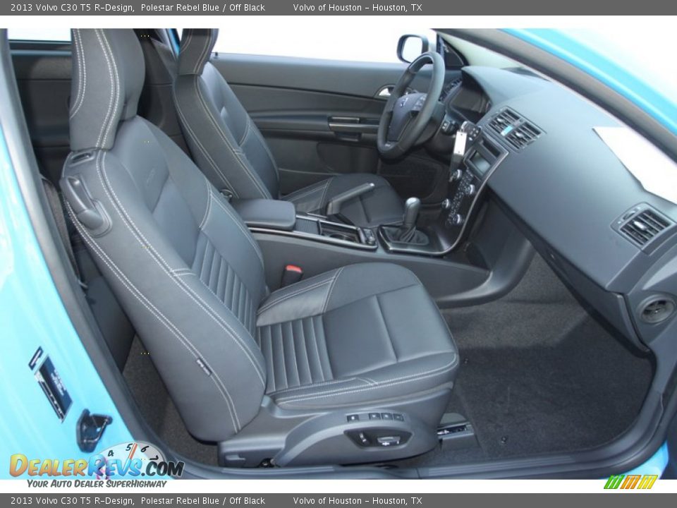 2013 Volvo C30 T5 R-Design Polestar Rebel Blue / Off Black Photo #25
