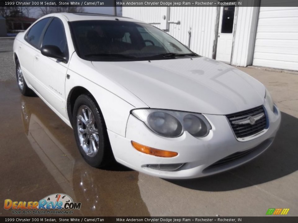 1999 Chrysler 300 M Sedan Stone White / Camel/Tan Photo #1