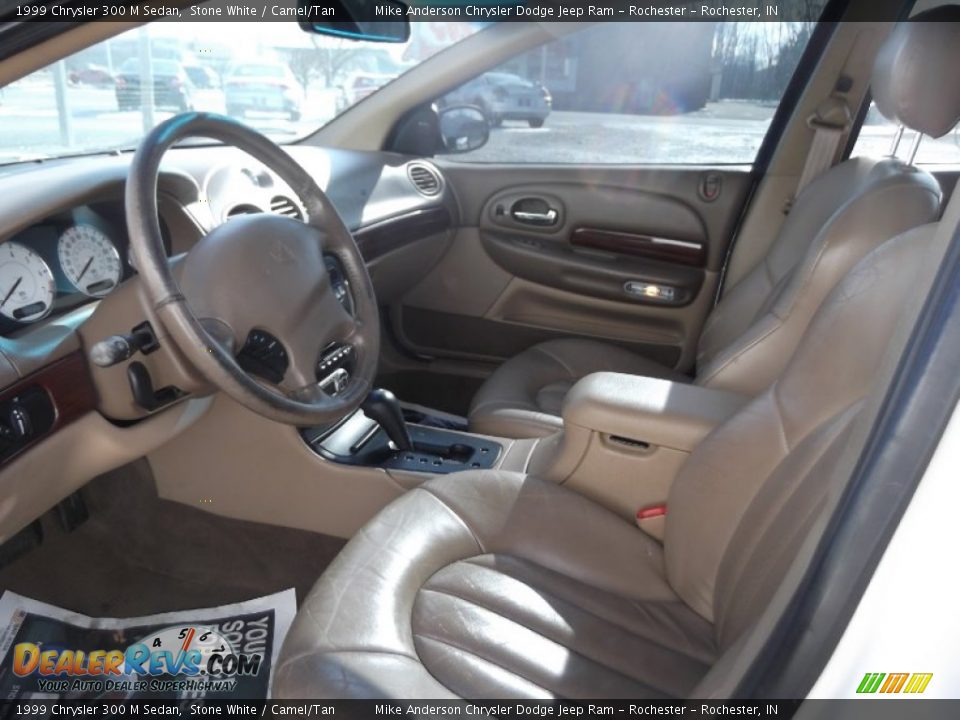 1999 Chrysler 300 M Sedan Stone White / Camel/Tan Photo #5