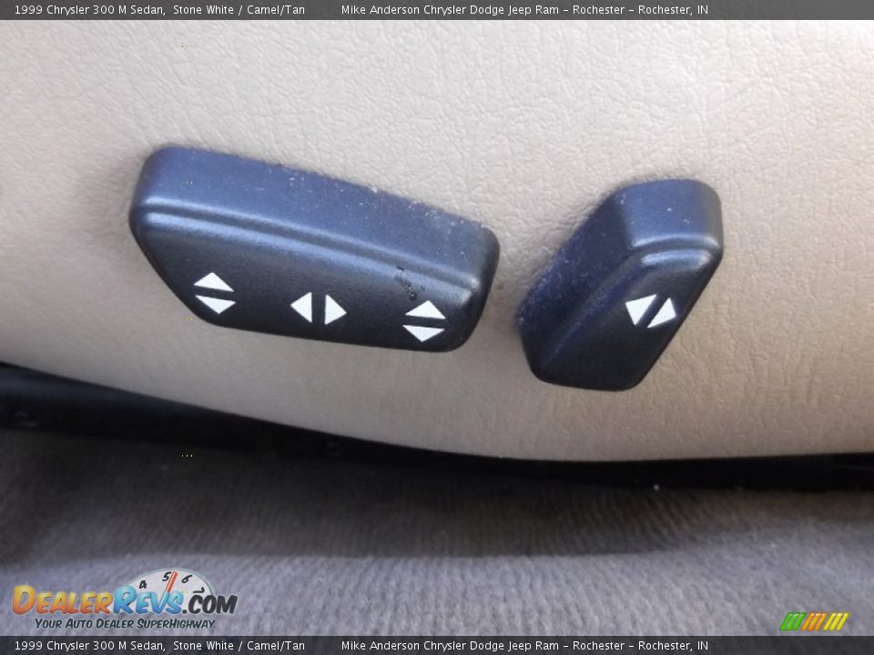 1999 Chrysler 300 M Sedan Stone White / Camel/Tan Photo #34