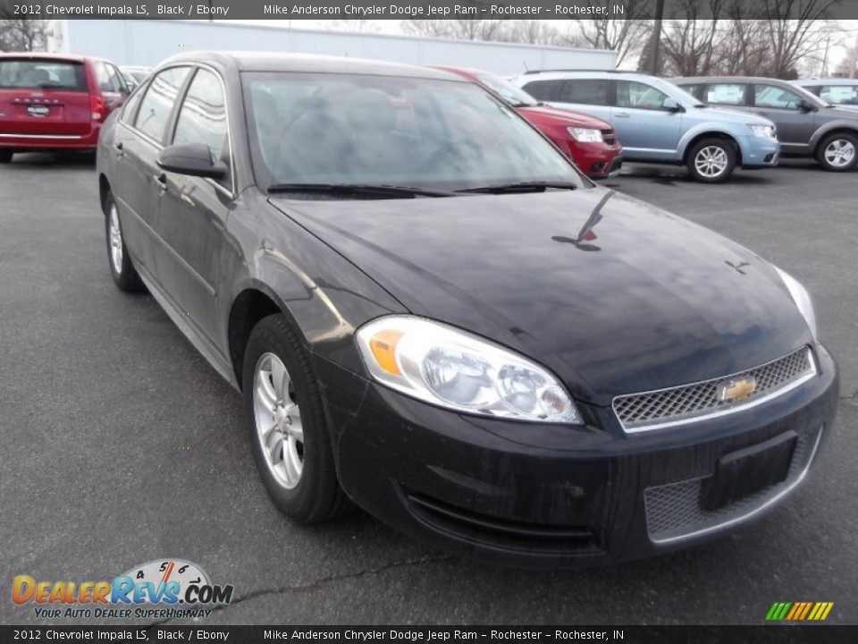 2012 Chevrolet Impala LS Black / Ebony Photo #1