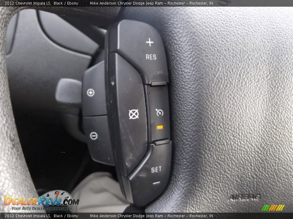 2012 Chevrolet Impala LS Black / Ebony Photo #12