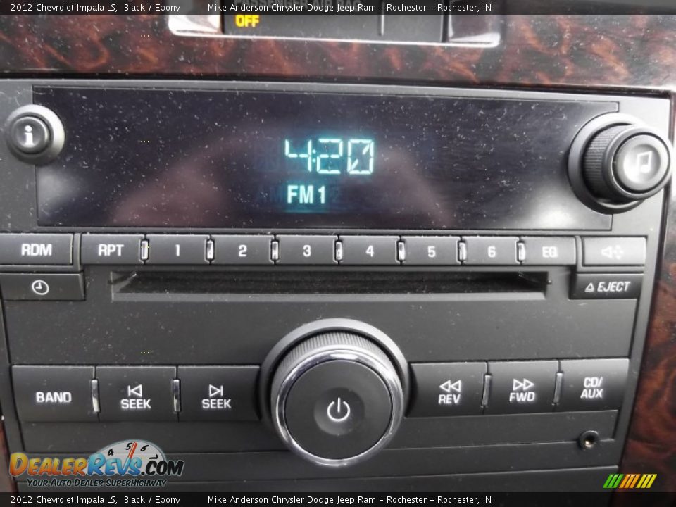 2012 Chevrolet Impala LS Black / Ebony Photo #16