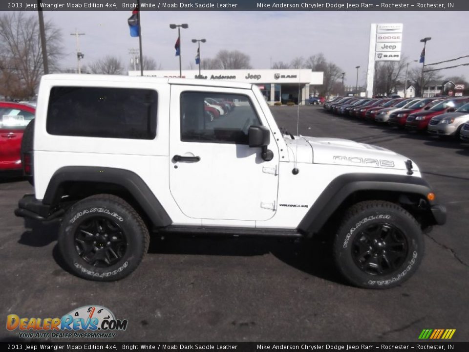 Bright White 2013 Jeep Wrangler Moab Edition 4x4 Photo #2