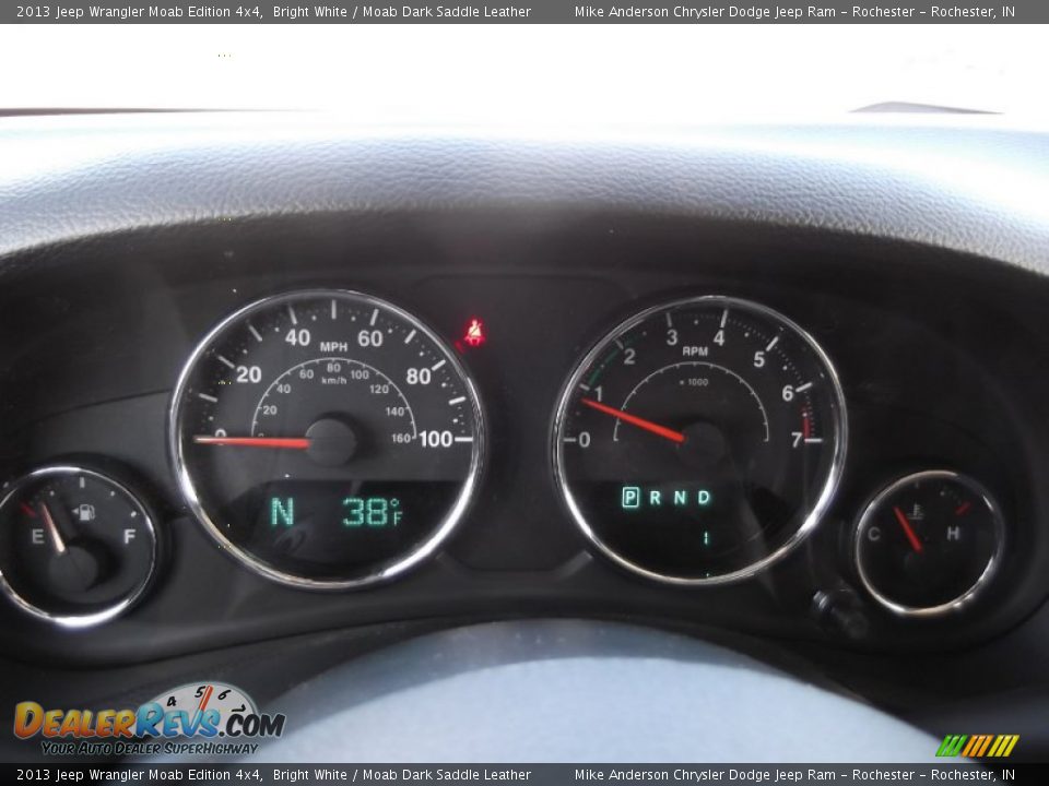 2013 Jeep Wrangler Moab Edition 4x4 Gauges Photo #13