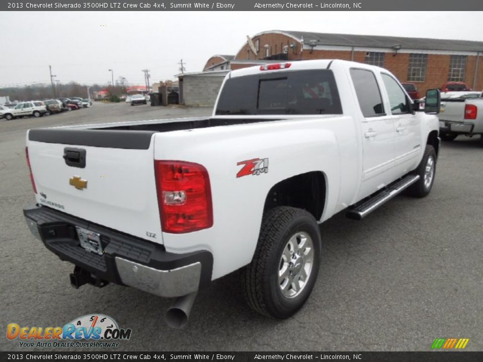 2013 Chevrolet Silverado 3500HD LTZ Crew Cab 4x4 Summit White / Ebony Photo #5
