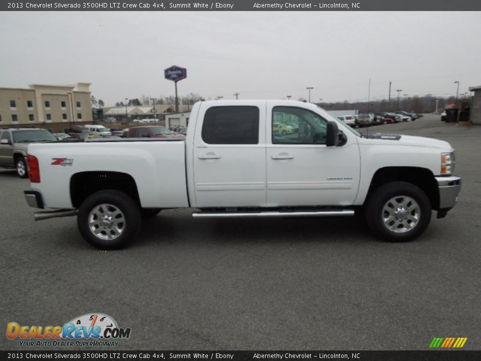 2013 Chevrolet Silverado 3500HD LTZ Crew Cab 4x4 Summit White / Ebony Photo #6