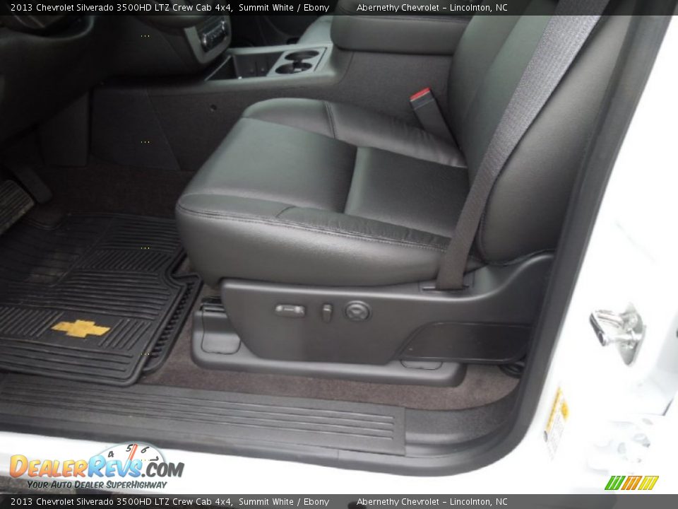 Front Seat of 2013 Chevrolet Silverado 3500HD LTZ Crew Cab 4x4 Photo #9