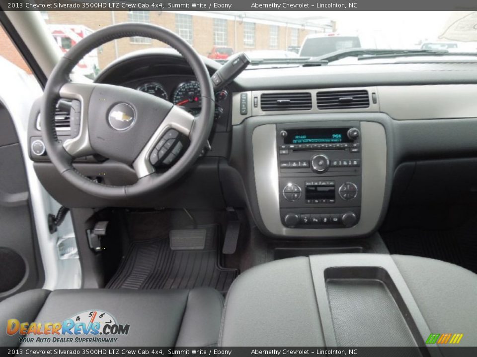 Dashboard of 2013 Chevrolet Silverado 3500HD LTZ Crew Cab 4x4 Photo #15