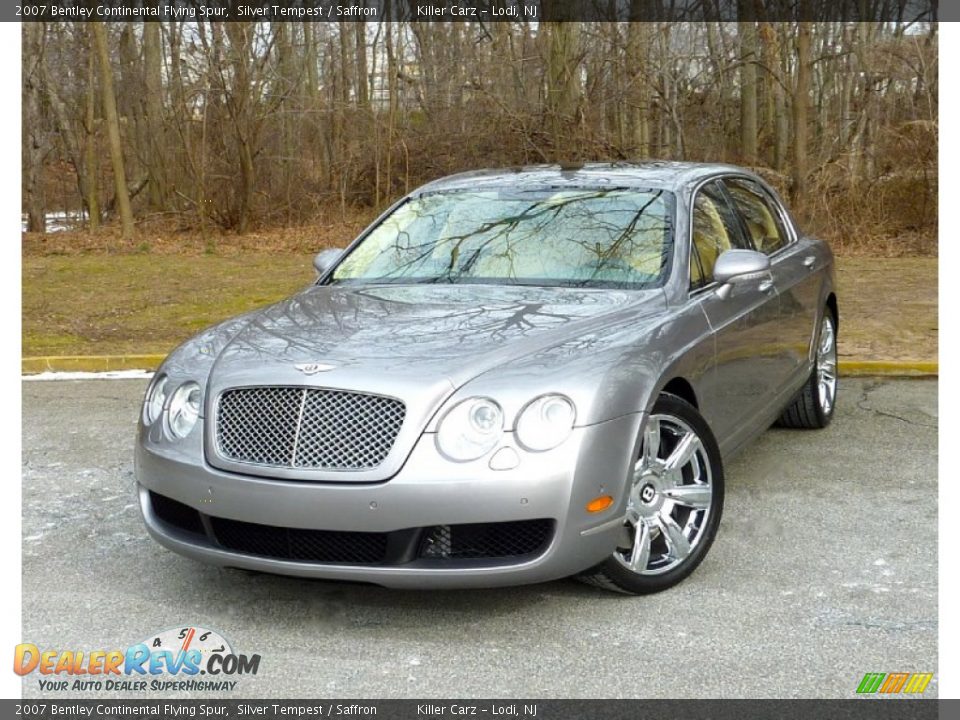 2007 Bentley Continental Flying Spur Silver Tempest / Saffron Photo #3