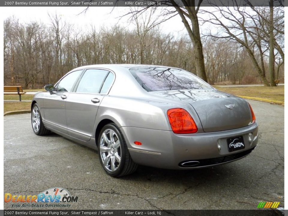 2007 Bentley Continental Flying Spur Silver Tempest / Saffron Photo #5