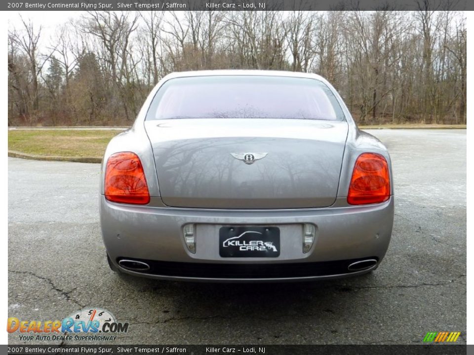 2007 Bentley Continental Flying Spur Silver Tempest / Saffron Photo #6