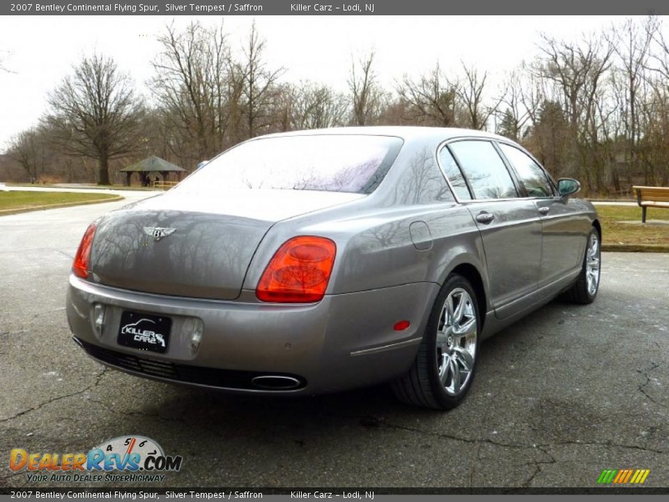 2007 Bentley Continental Flying Spur Silver Tempest / Saffron Photo #7