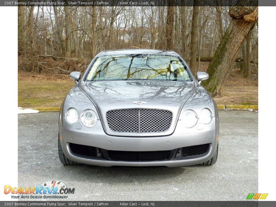 2007 Bentley Continental Flying Spur Silver Tempest / Saffron Photo #11