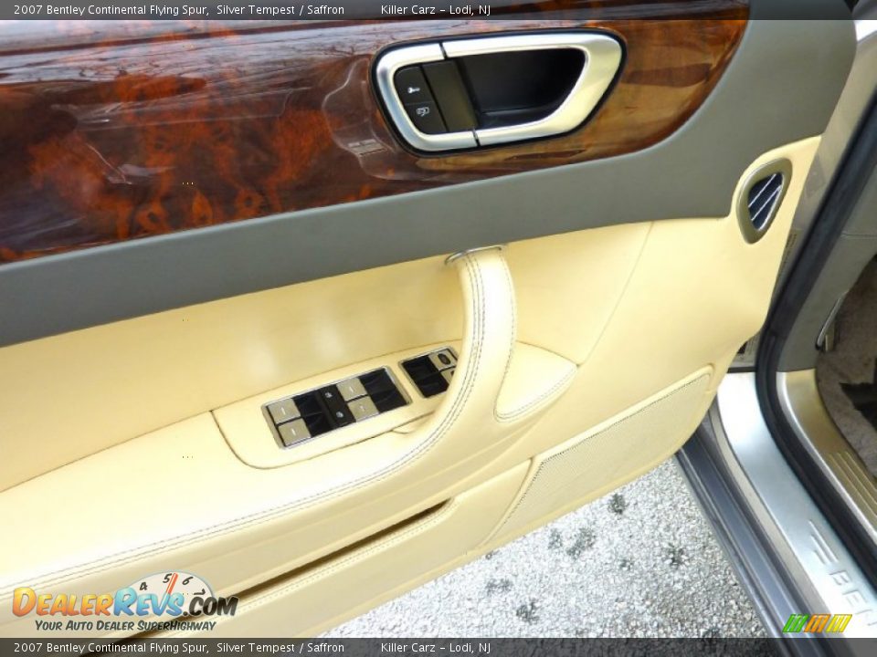 2007 Bentley Continental Flying Spur Silver Tempest / Saffron Photo #13