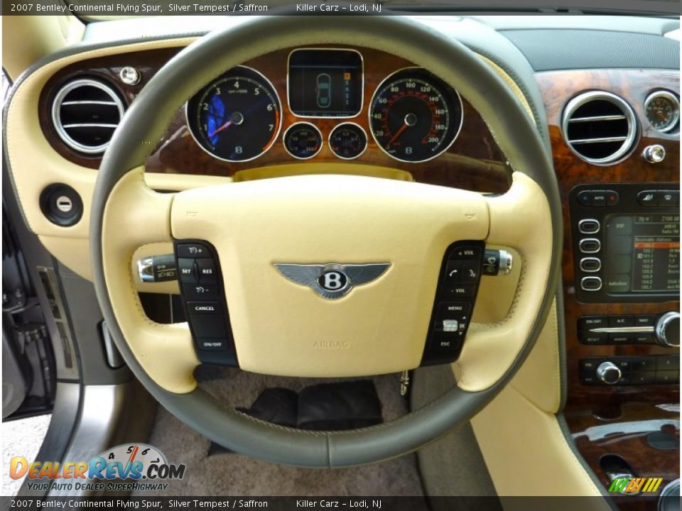2007 Bentley Continental Flying Spur  Steering Wheel Photo #19