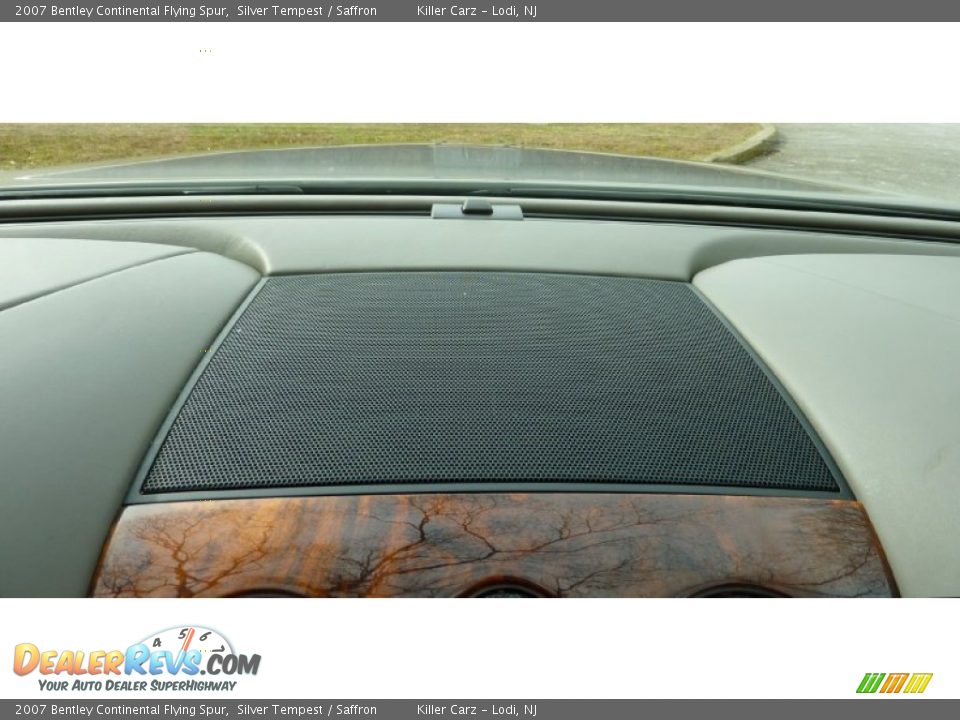 2007 Bentley Continental Flying Spur Silver Tempest / Saffron Photo #21