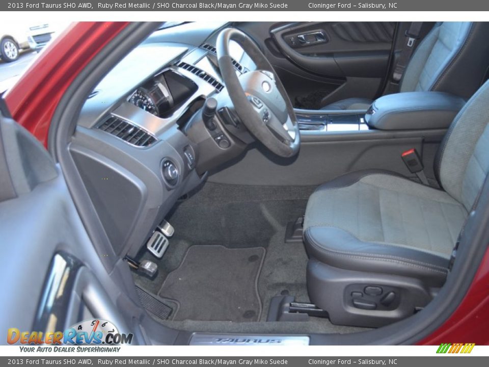Sho Charcoal Black Mayan Gray Miko Suede Interior 2013 Ford