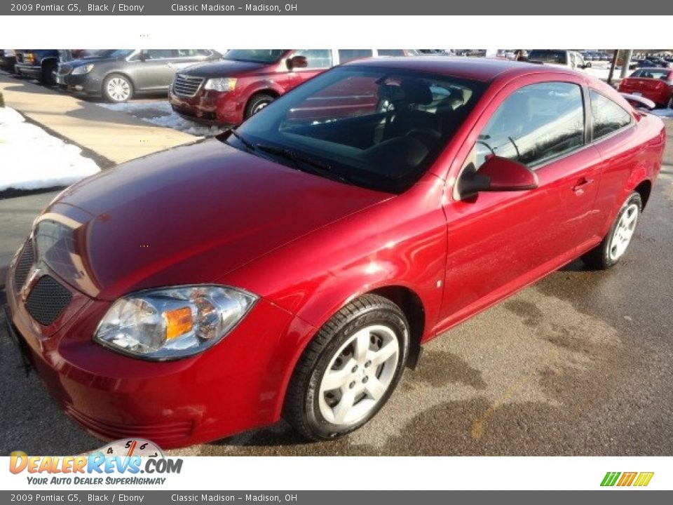 2009 Pontiac G5 Black / Ebony Photo #2