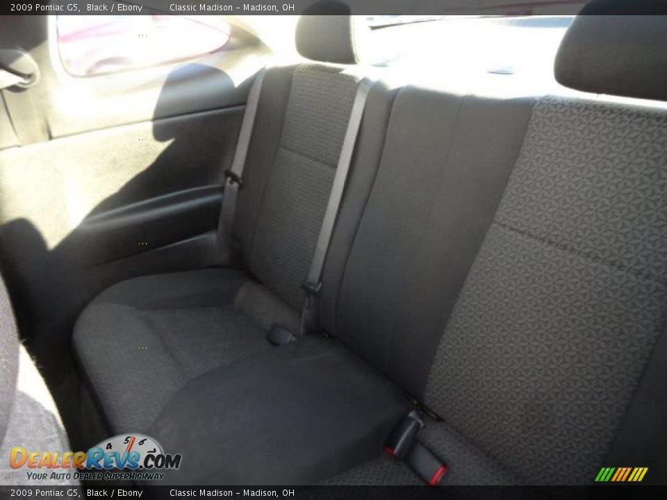 2009 Pontiac G5 Black / Ebony Photo #8