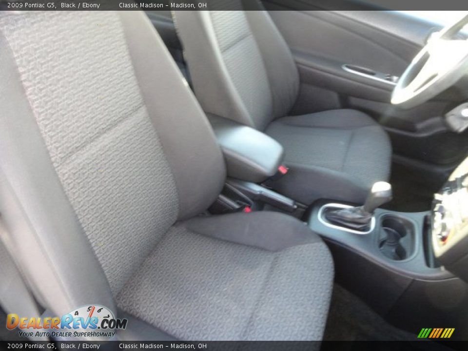 2009 Pontiac G5 Black / Ebony Photo #10