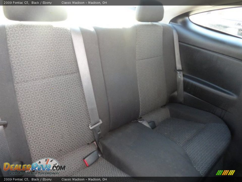 2009 Pontiac G5 Black / Ebony Photo #11