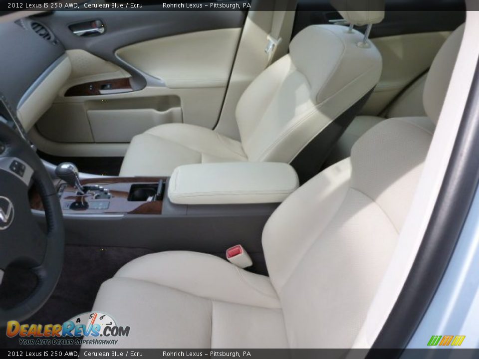 Front Seat of 2012 Lexus IS 250 AWD Photo #4